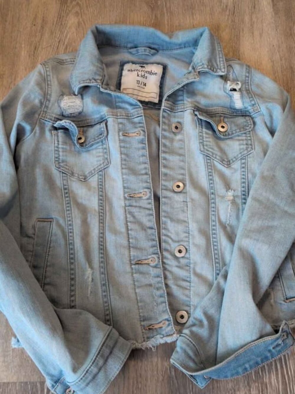Abercrombie Kids Denim Jacket Size 13/14
